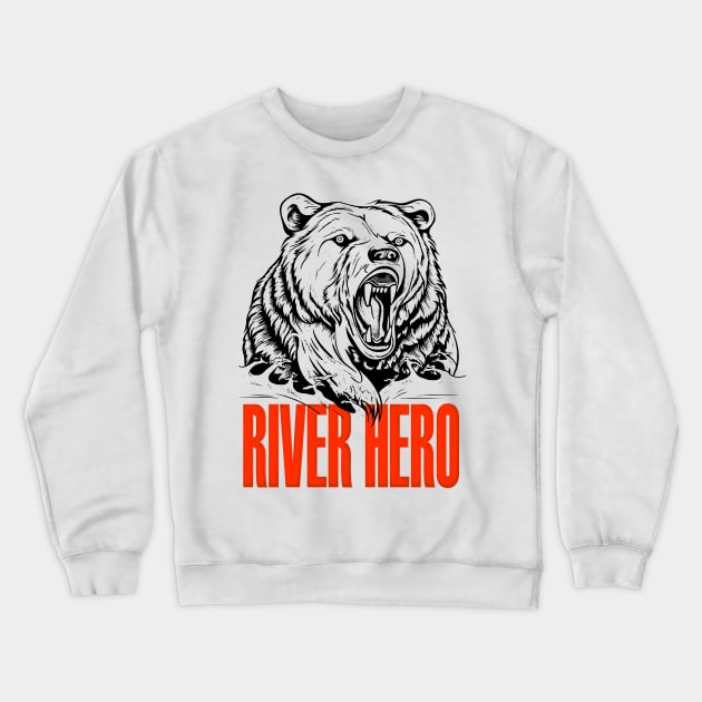 River hero Crewneck Sweatshirt by GraphGeek